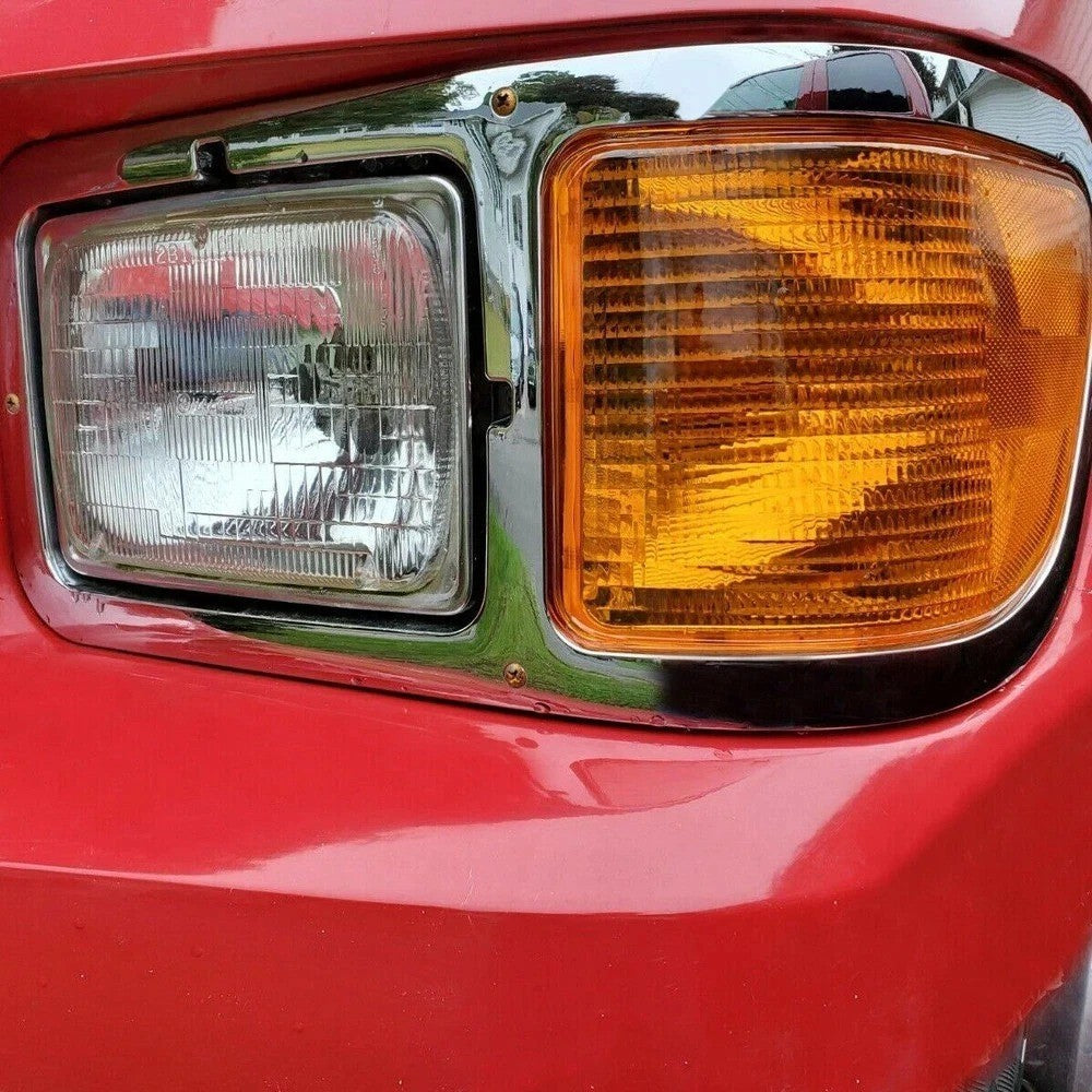 Left Headlight Bezel Trim+Corner Signal Light Lens For 2000-2015 FORD F650 F750