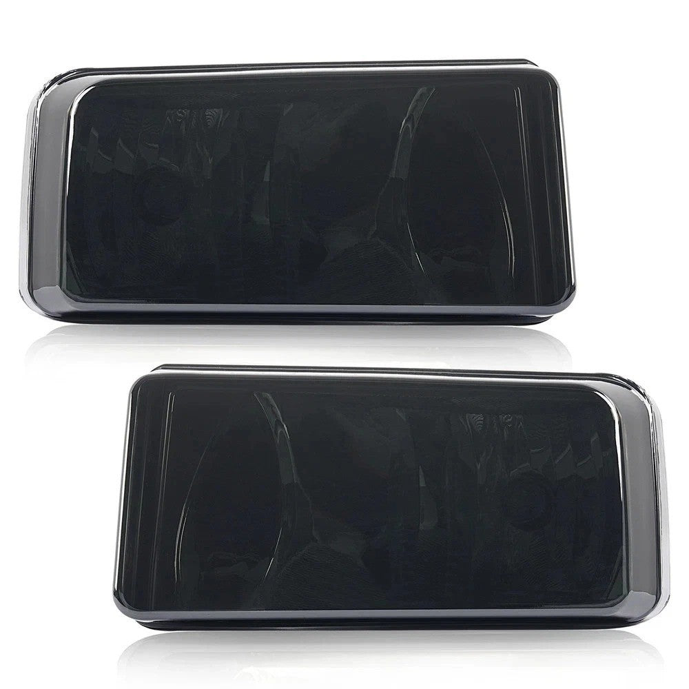 Smoke Bumper Fog Lights Lamps For 2007-2015 Chevy Silverado 2500HD 3500HD Tahoe