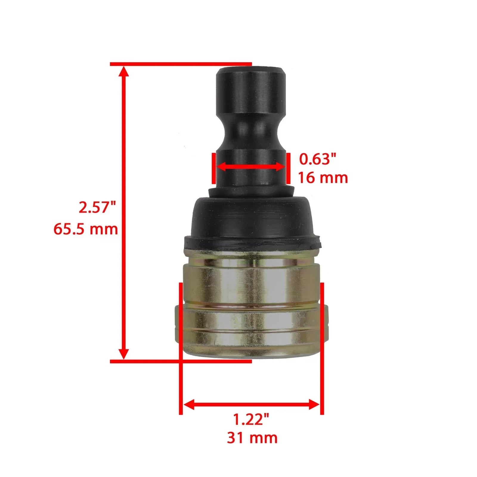 Front Upper A Arm Pivot Bushing Ball Joint Kit For Polaris RZR S 800 2010-2014