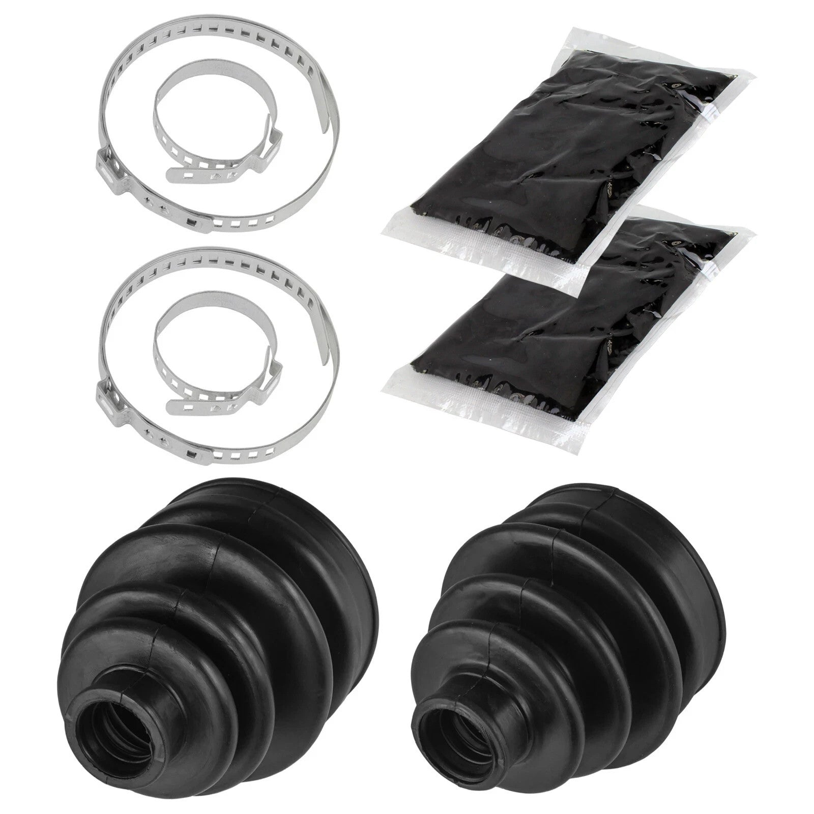Front Axle Inner Outer CV Boot Kit for Yamaha Rhino 660 YXR660F 4X4 2004-2007