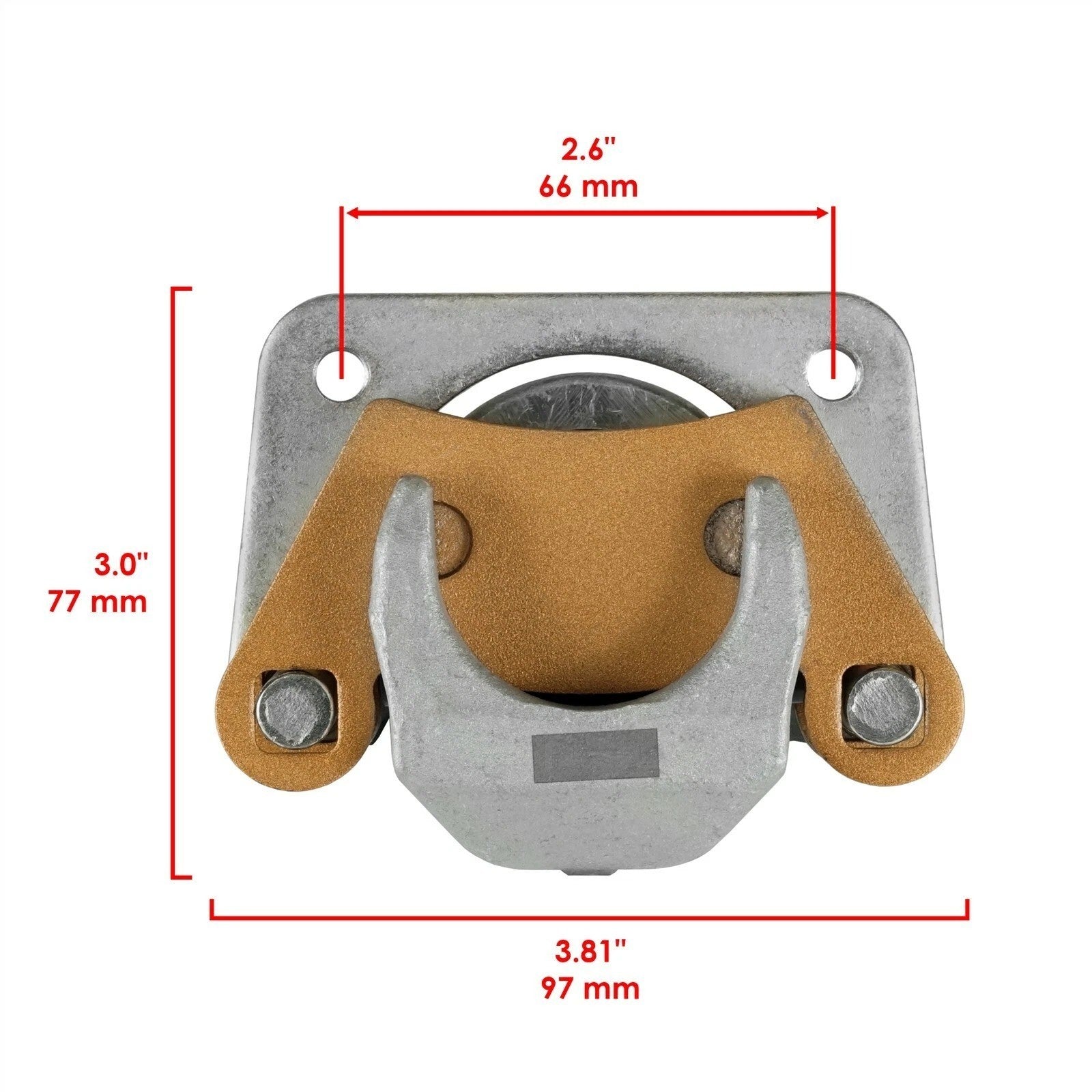 Rear Right Brake Caliper fits Polaris Ranger 500 2x4 4x4 6x6 2005-2007 w/ Pads