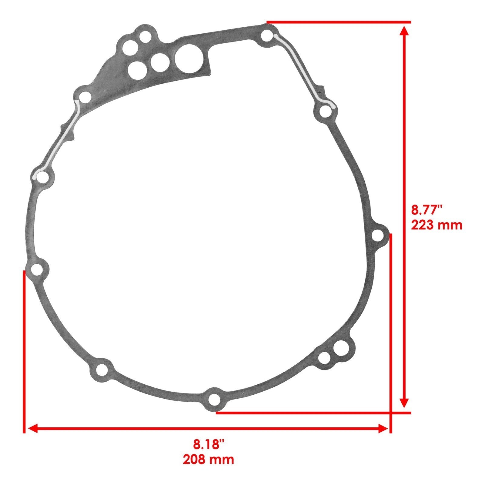 Clutch Crankcase Cover Gasket for Yamaha FZ6R FZ-6R FZ 6R 2009 2010 2011-2017