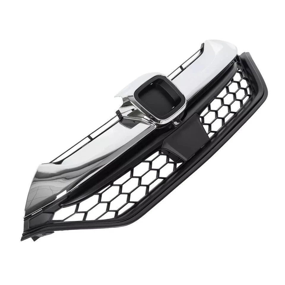 HECASA Fits Honda CRV CR-V 2017 2018 2019  Front Bumper Upper Grille