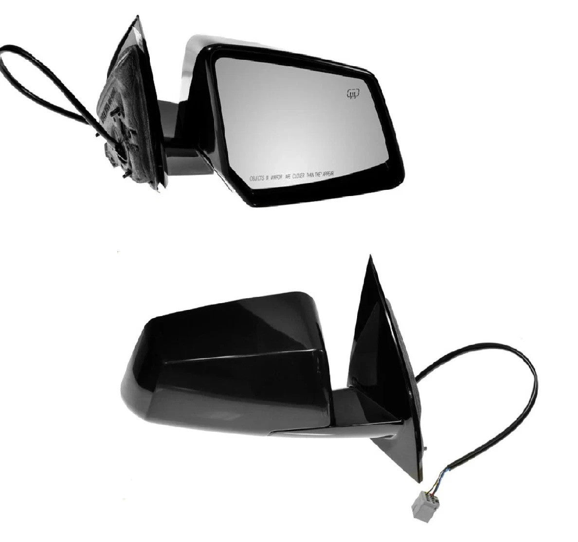 Side View Mirror Power Heated Black Passenger Right for 07-08 Acadia Outlook