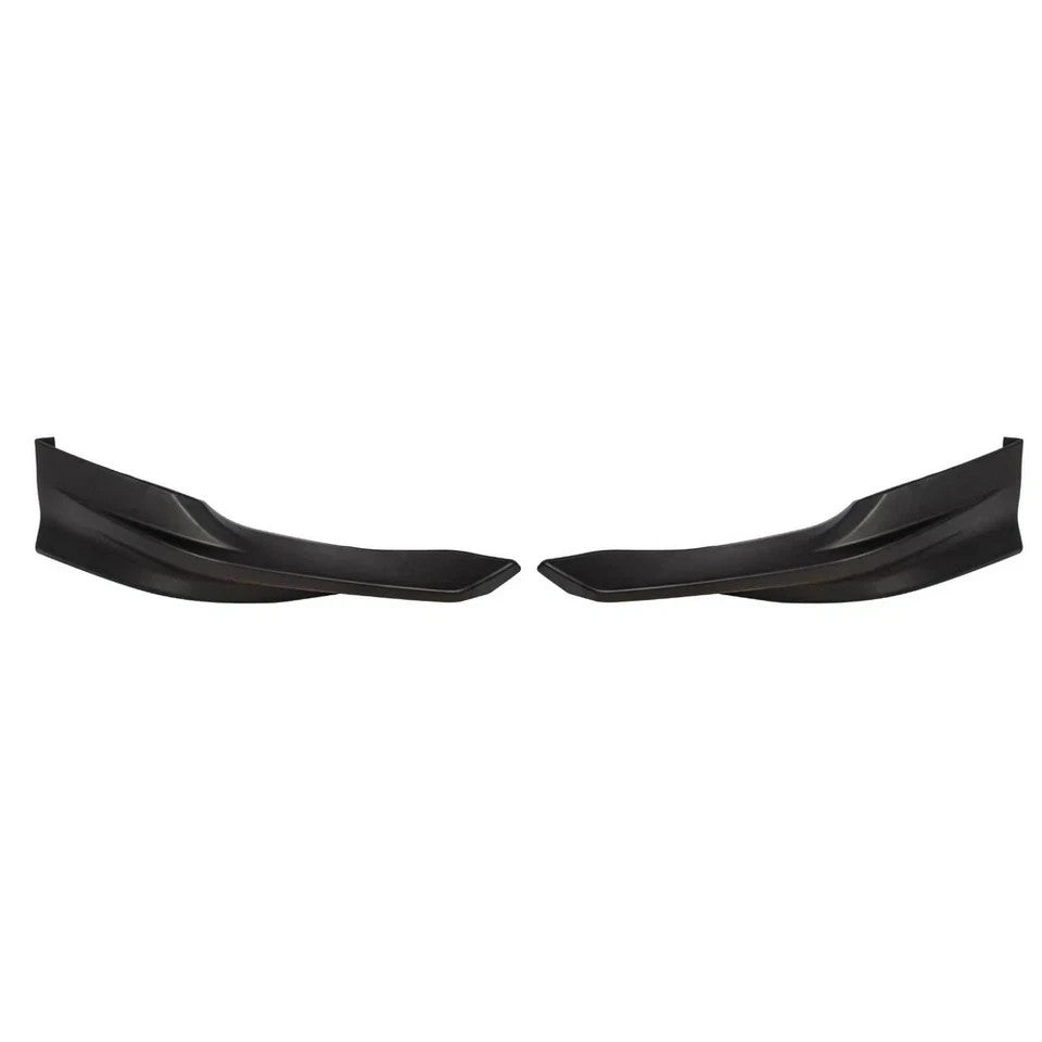 Front Bumper Spoiler Splitter Lip For 2014-2015 Honda Civic Coupe HFP-Style 2pc