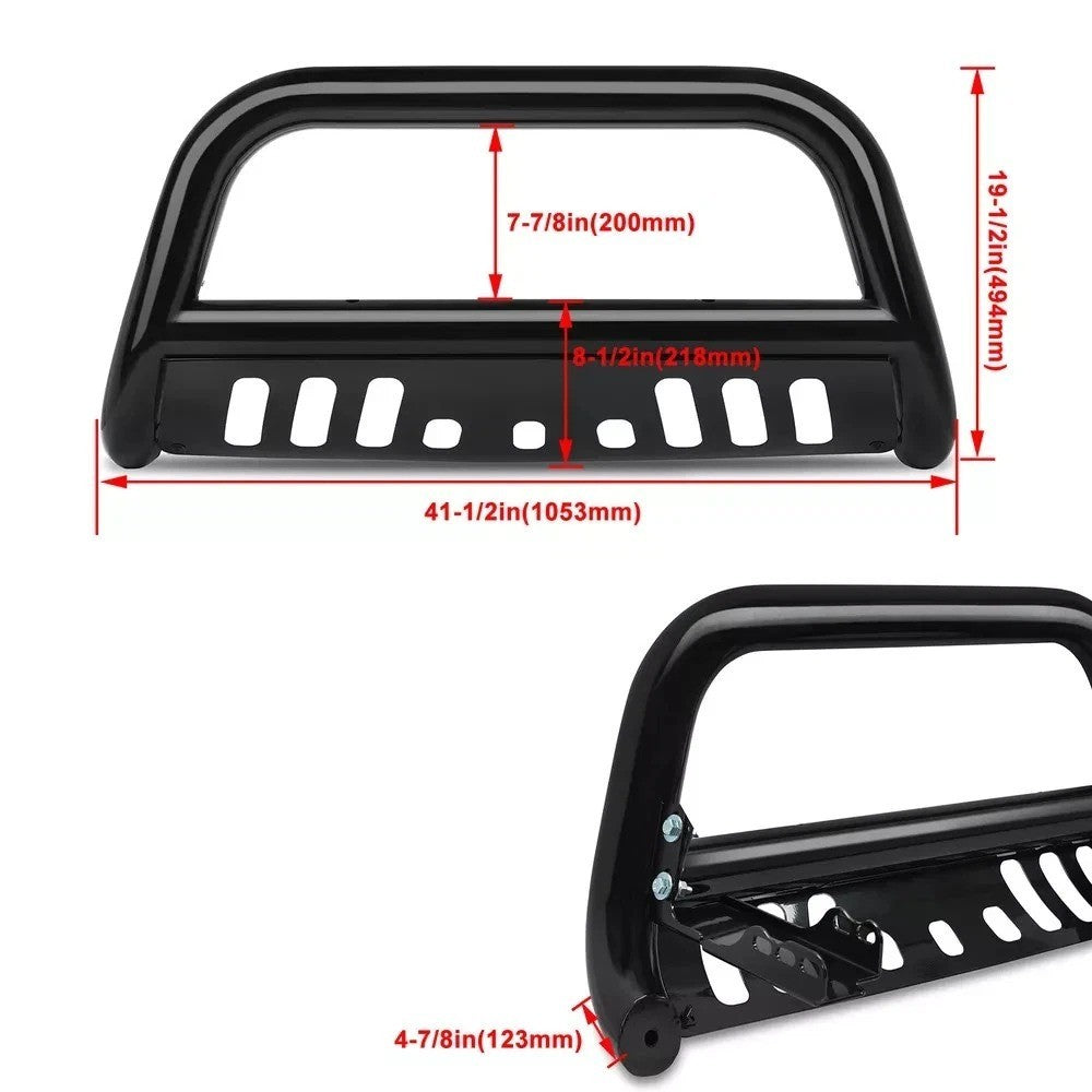 3" Bull Bar Bumper Grille Guard for Chevy Tahoe 07-18 GMC Yukon Cadillac Front