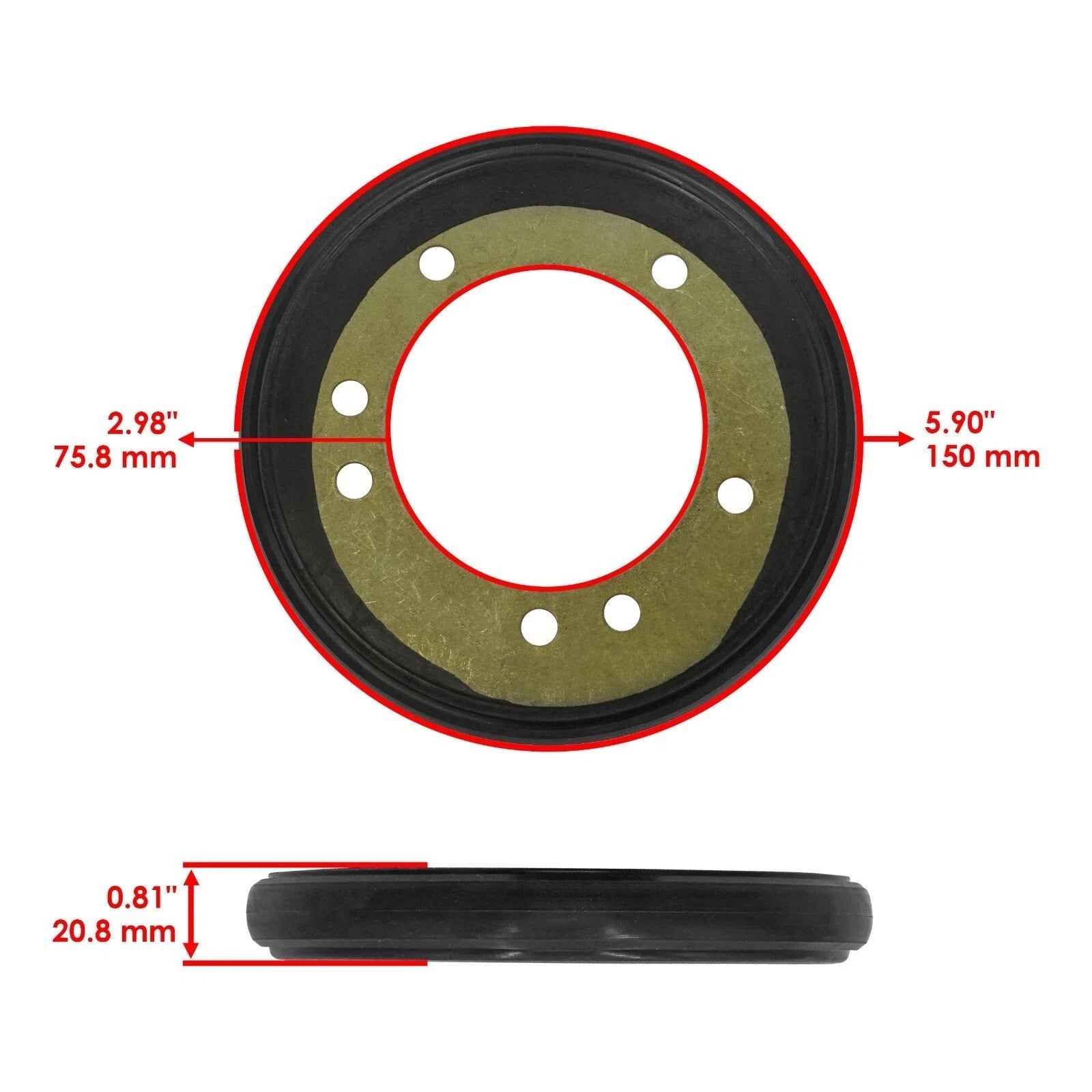 53103 57423 7053103 7600135YP Drive Disc Friction Ring for Murray Snapper