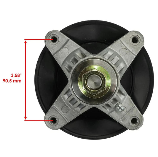 Caltric 618-05016 918-05016 Deck Spindle Assembly with Ring for MTD Cub Cadet