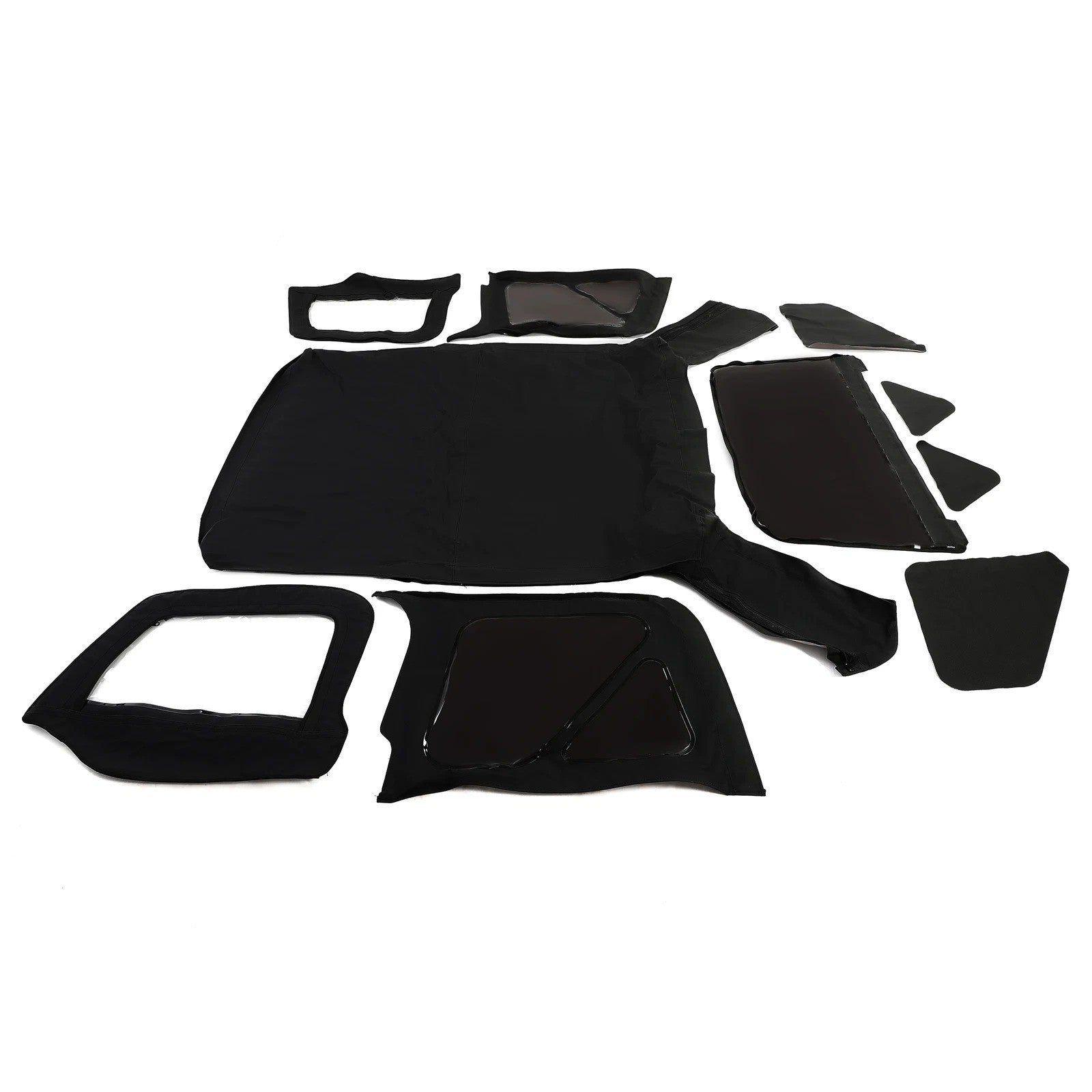 For Jeep Wrangler TJ 1997-2006 Front & Rear Soft Top + Upper Skins 6pcs