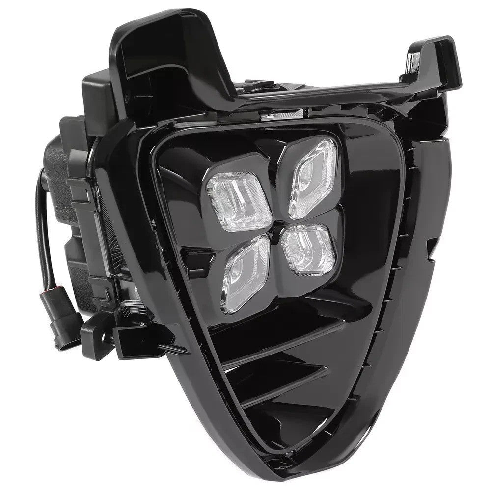 Fit For Kia Sorento 19+ DRL LED Running Fog Lights w/Switch Wire Harness 4 Eyes