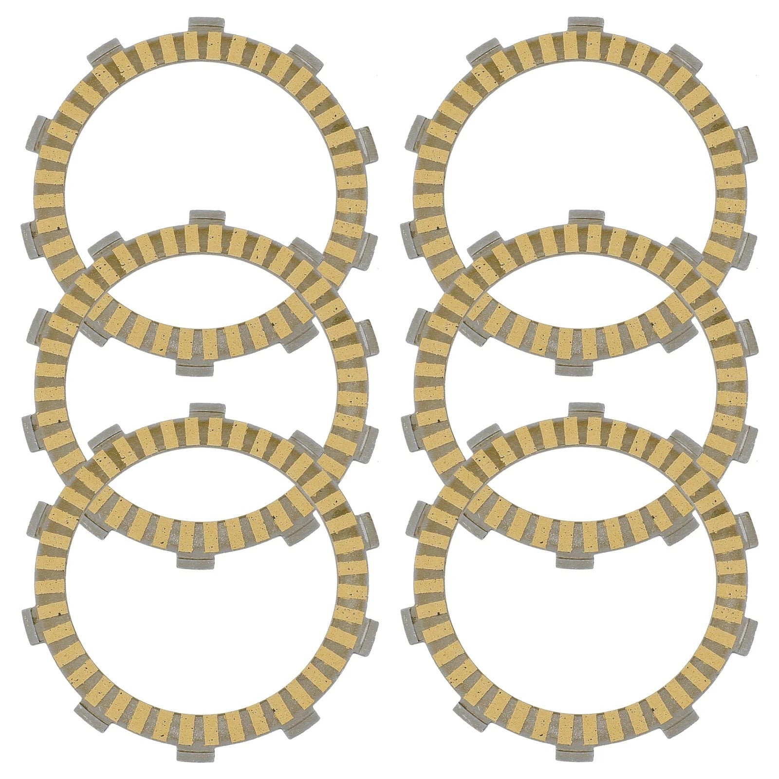 Clutch Friction Plates for Honda TRX420TE TRX420TM Rancher 420 2X4 Es 2007-2017
