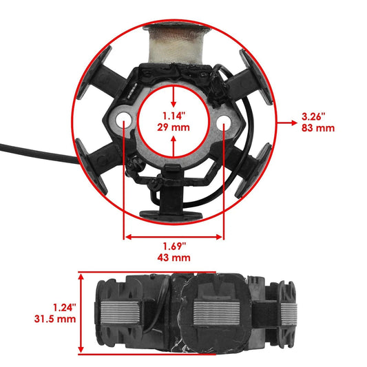 Caltric Stator for Honda 31120-GN1-691 Stator Generator Alternator Magneto