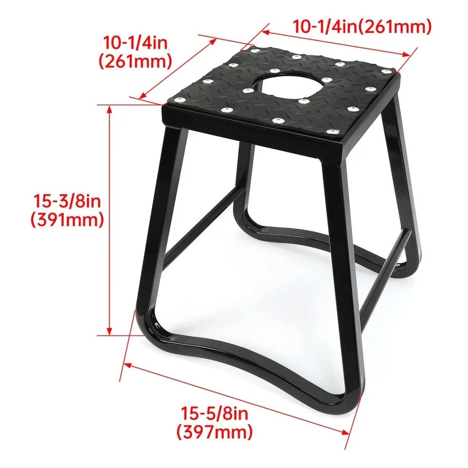 Motorcycle Motocross Panel Dirt Bike Panel Stand 1000LBS Dirt Bike Stand Black