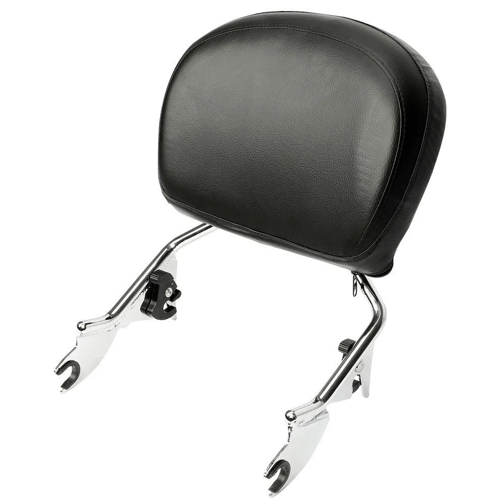 Detachable Backrest Sissy Bar For Harley Touring Road King Street Glide 09-2024