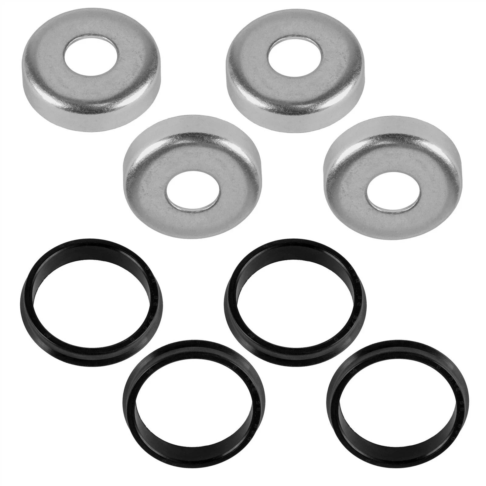 4 Sets Swing Arm Dust Seal Cap For Honda CR125R 1982 - 1988 / CR250R 1982 - 1987