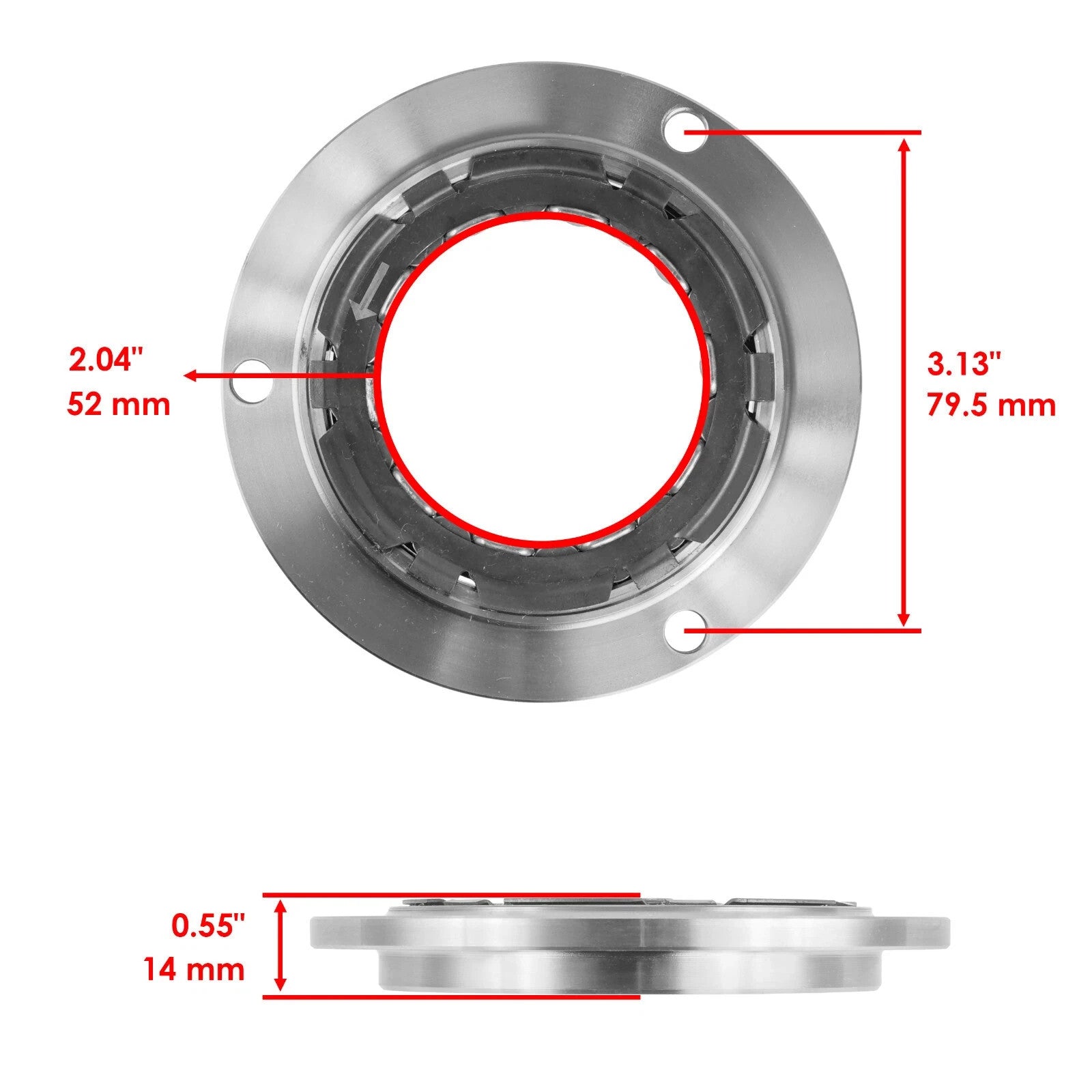 Starter Clutch Hub Sprag Flywheel Gear Kit For Polaris Sportsman 570 2017 - 2025