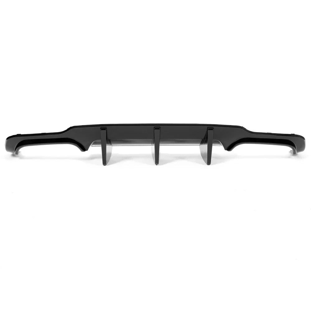Rear Bumper Lip Spoiler Diffuser GLOSS BLACK Fit Mercedes W204 C63 AMG 2012-2014
