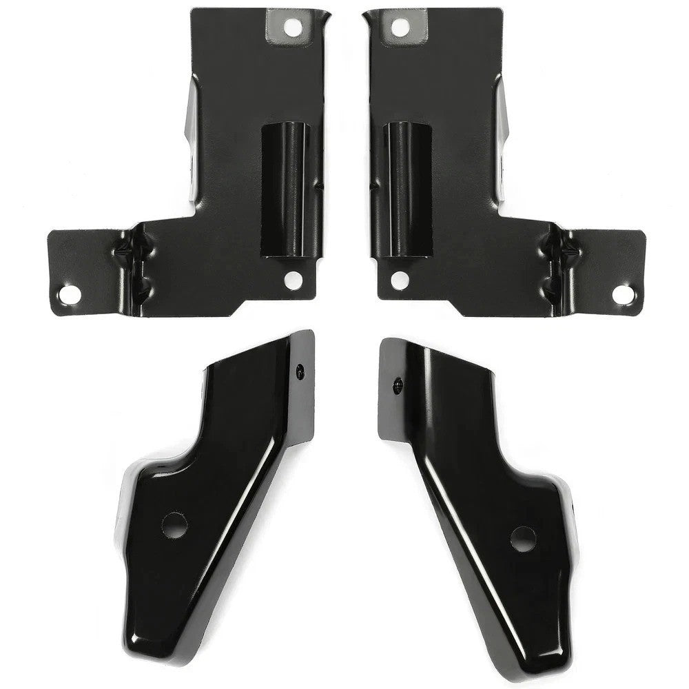 Front LH & RH Bumper Brackets 4PCS For 1999-2007 Chevrolet Silverado 1500 2500HD