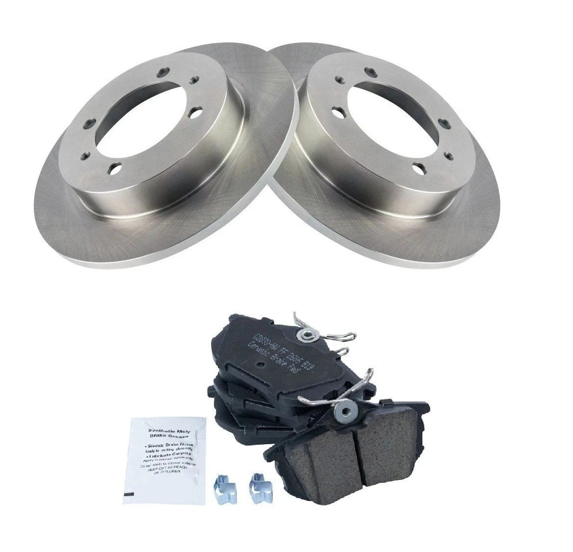 Rear Brake Pad & Rotor Kit Brake Rotor For 2000-2004 Volvo S40 V40