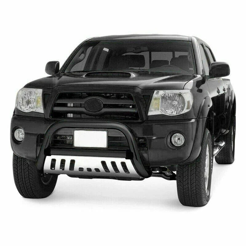 3" Bull Bar Push Bumper Grille Guard for Toyota Tacoma 2005-2015 Black Steel