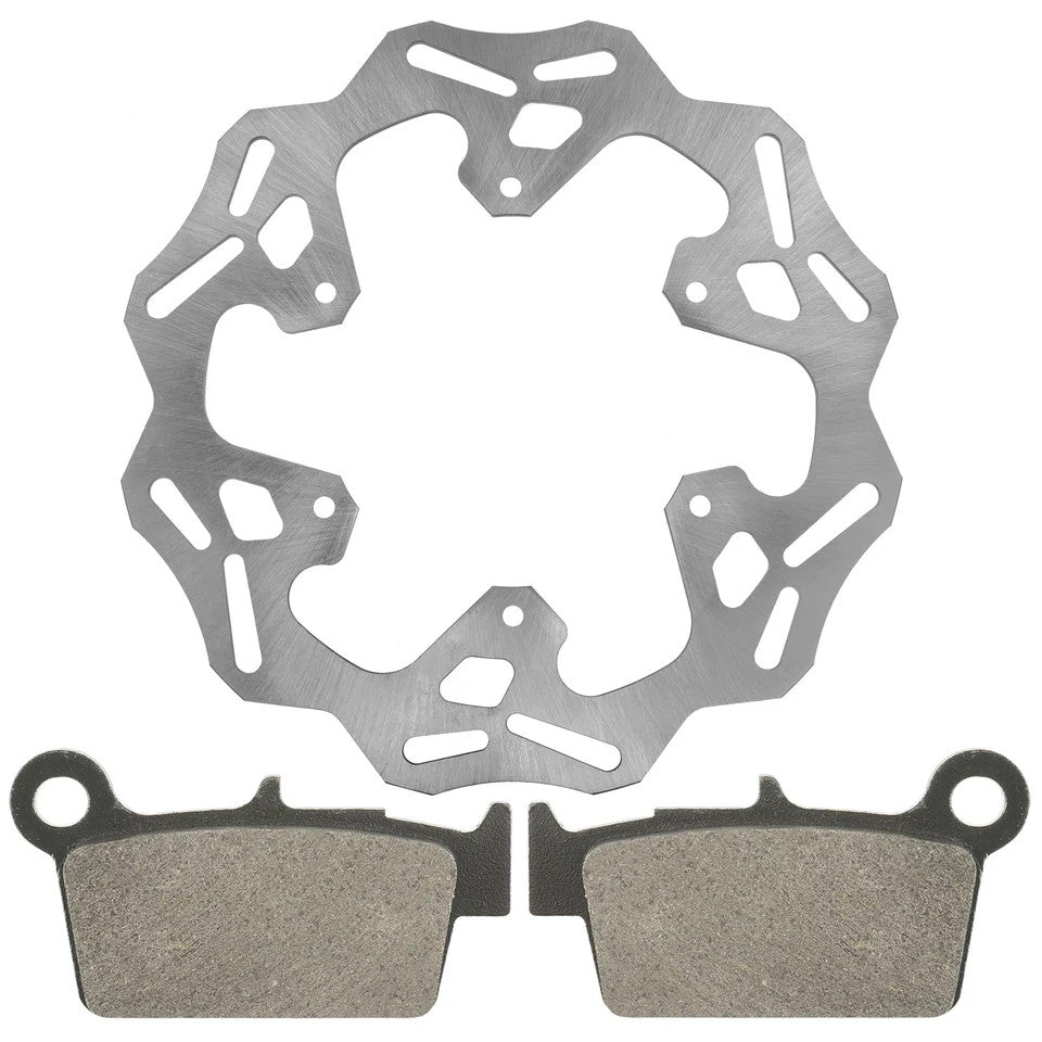 Rear Brake Disc Rotor W / Brake Pad Fits Yamaha YZ125 YZ250 YZ450F 2003 - 2025
