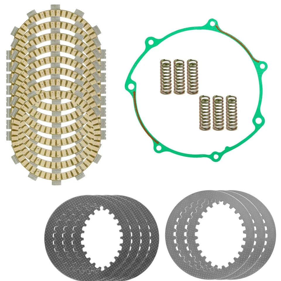 Clutch Friction Steel Plates and Springs Gasket Kit for Yamaha WR450F 2005-2015