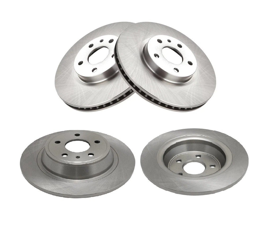 Front & Rear Brake Rotors For 2013-2020 Ford Fusion 2013-2016 Lincoln MKZ