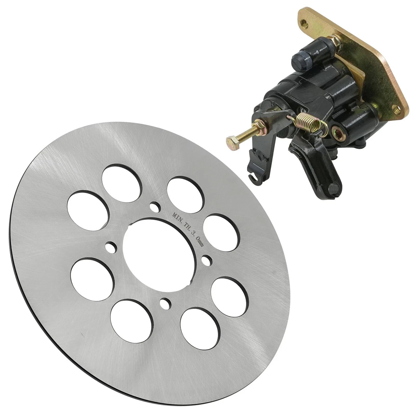 Rear Caliper w/ Pads and Brake Disc for Yamaha Raptor 660R YFM660R 2002-2005