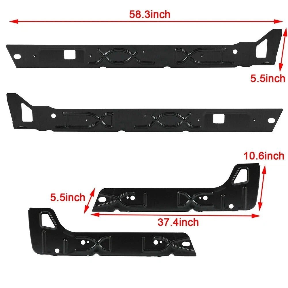 For 1999-2007 Chevy Silverado GMC Sierra 4 Door Crew Cab Inner Rocker Panels NEW