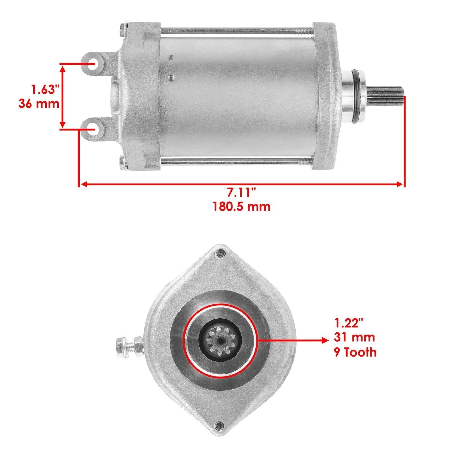 Starter for Suzuki Motorcycle GSX 1300 R Hayabusa New 1999 2000 2001 2002