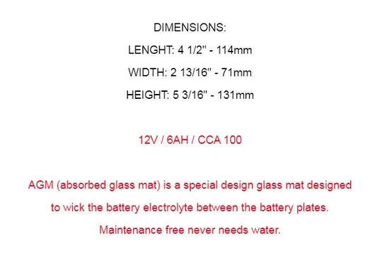 Caltric AGM Battery for Kawasaki KLX140 KLX140L KLX140G 2008 2009 2010-2020