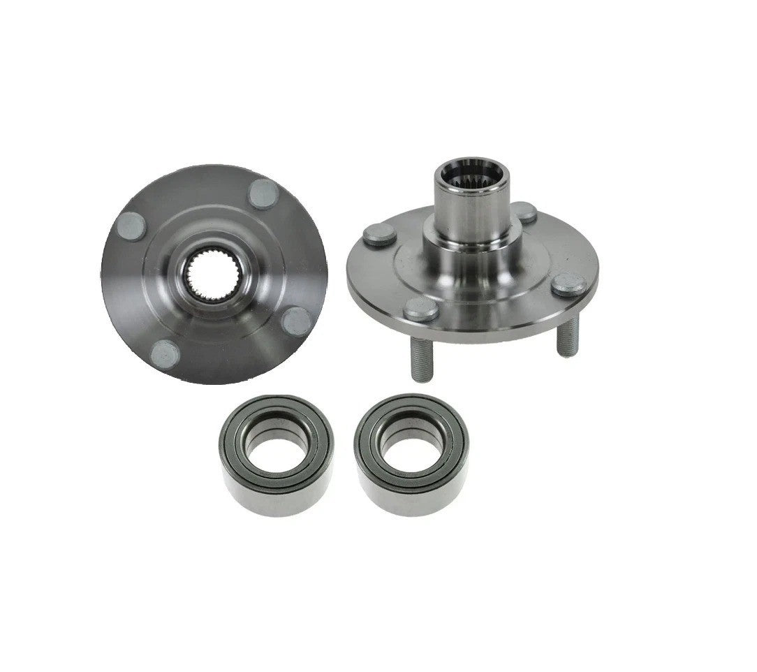 Front Wheel Hubs & Bearings Pair For 02-06 Nissan Sentra 2.5L SE SE-R Spec-V