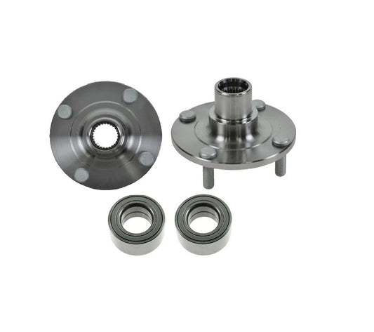 Front Wheel Hubs & Bearings Pair For 02-06 Nissan Sentra 2.5L SE SE-R Spec-V