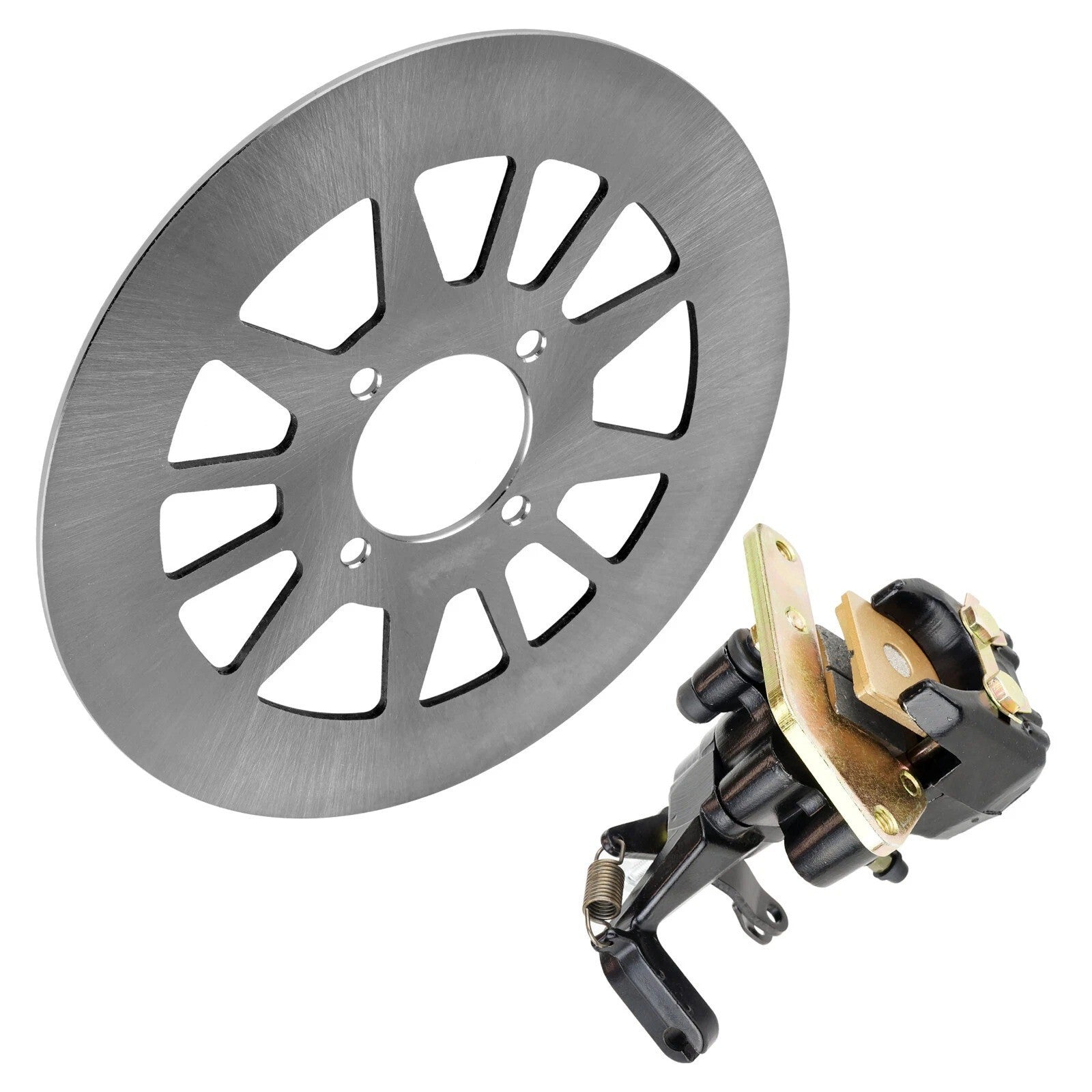 Rear Brake Disc Rotor w/ Caliper fits Yamaha Warrior 350 YFM350X 1990 - 2004