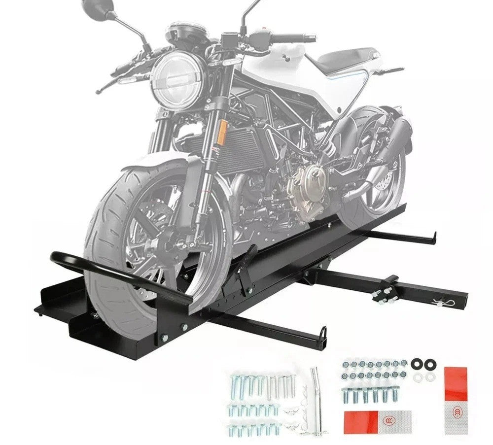 Heavy Duty Motorcycle Carrier Hitch Rack Mount Trailer Hitch Hauler