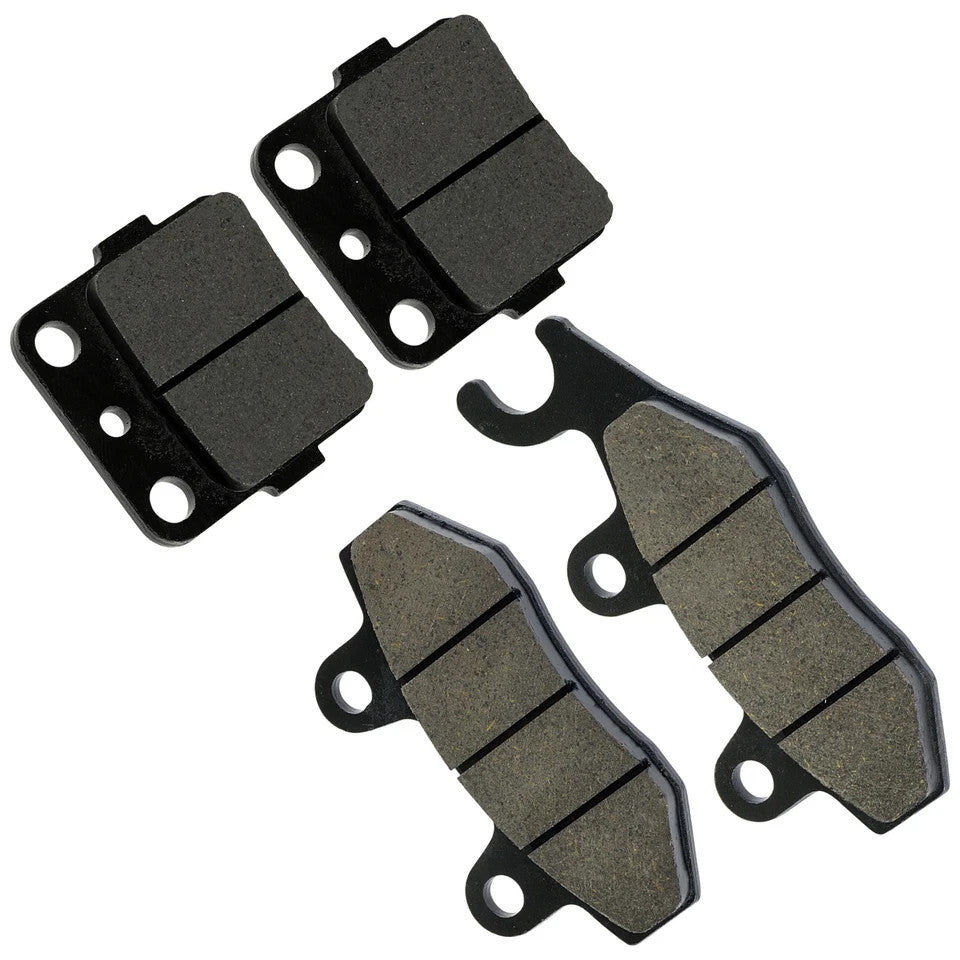 Caltric Front and Rear Brake Pads for Kawasaki KLX140 KLX140L 2008-2024