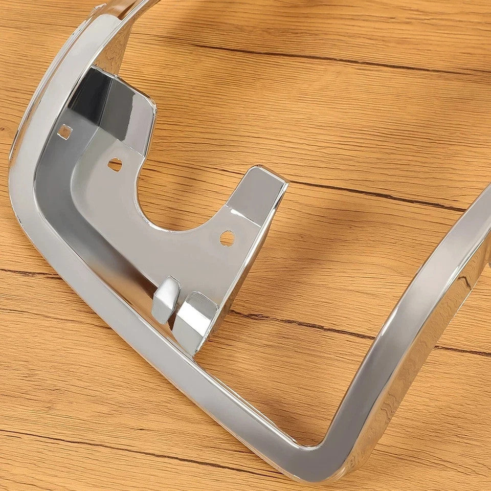HECASA For Ford F150 F250 F350 Bronco 1992-1997 Grille Headlight Door Kit Chrome