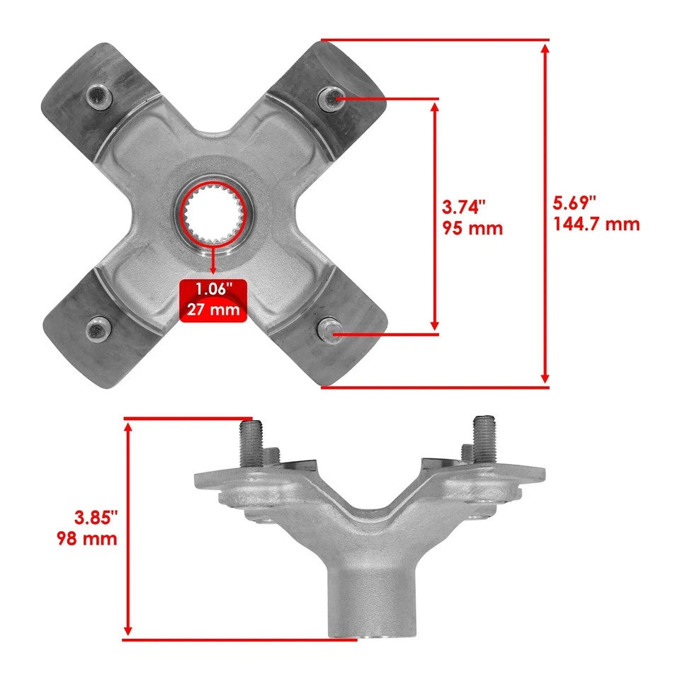 for Kawasaki KFX700 KSV700 2004-2009 Left or Right Rear Wheel Hub