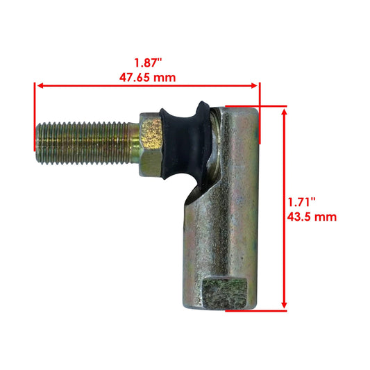 Caltric 00336900 02917100 Tie Rod End Ball Joint 3/8-24 for Ariens Gravely