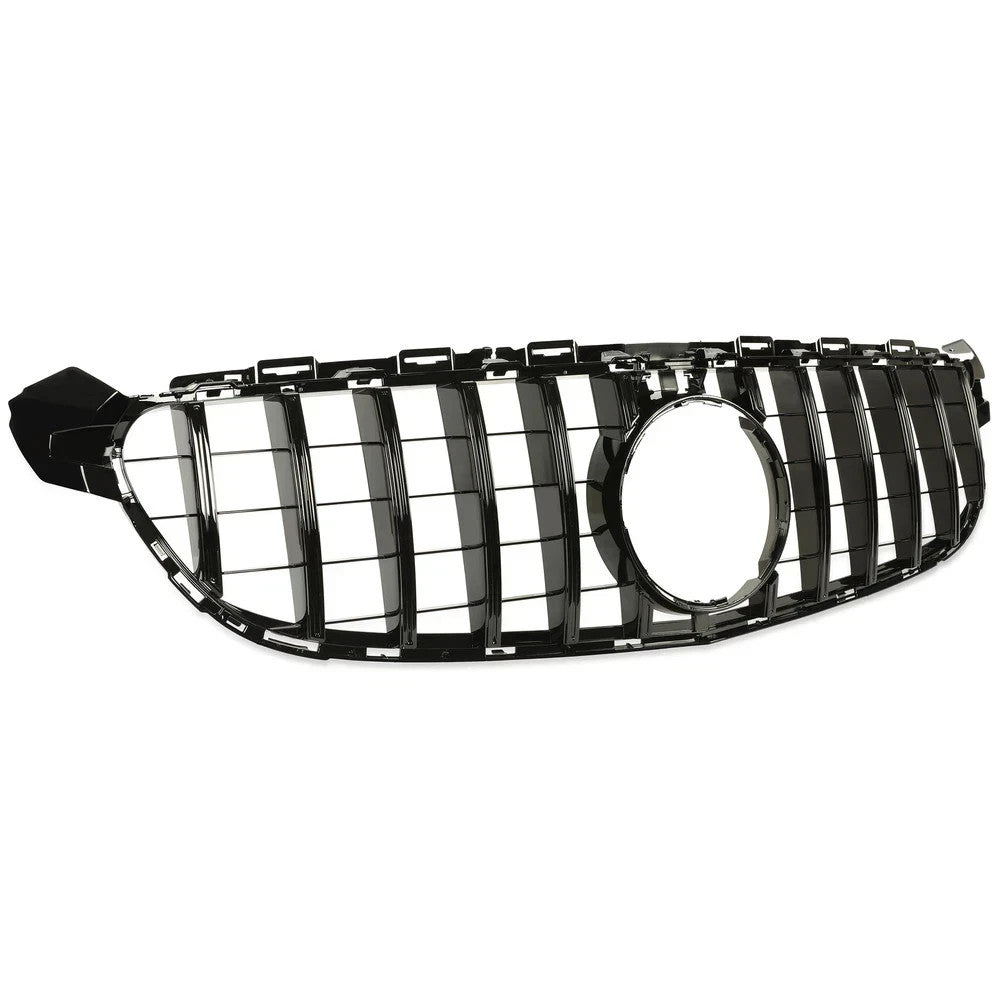 GT R Black Grille W/CAMERA Hole For 2015-2018 Mercedes-Benz W205 C63 C63S AMG S