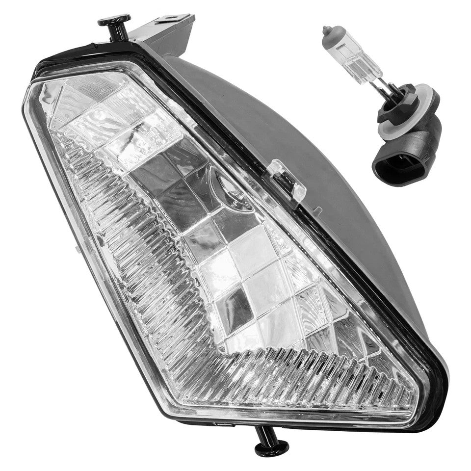 Caltric Left Headlight & Bulb For Polaris Sportsman 800 HO EFI 2005-2010