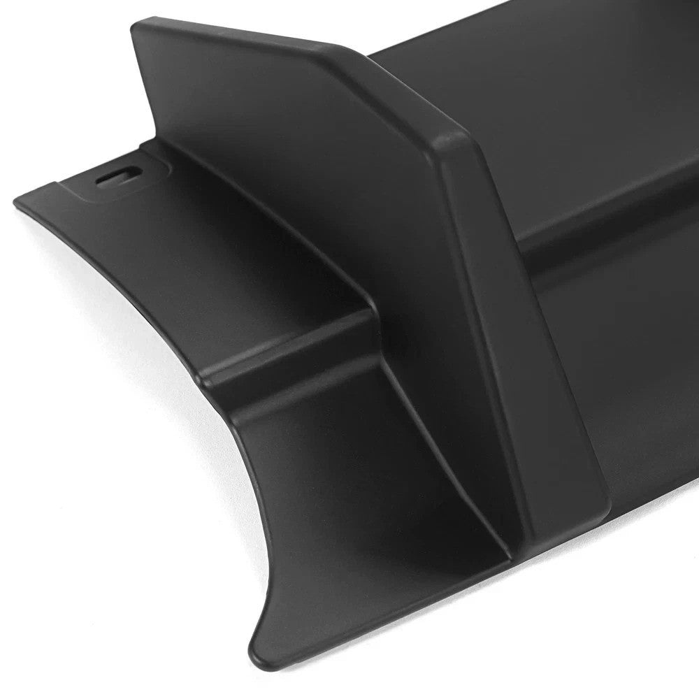 For 15-23 Dodge Challenger GT SXT Rear Bumper Lip Diffuser Shark Fin Matte Black
