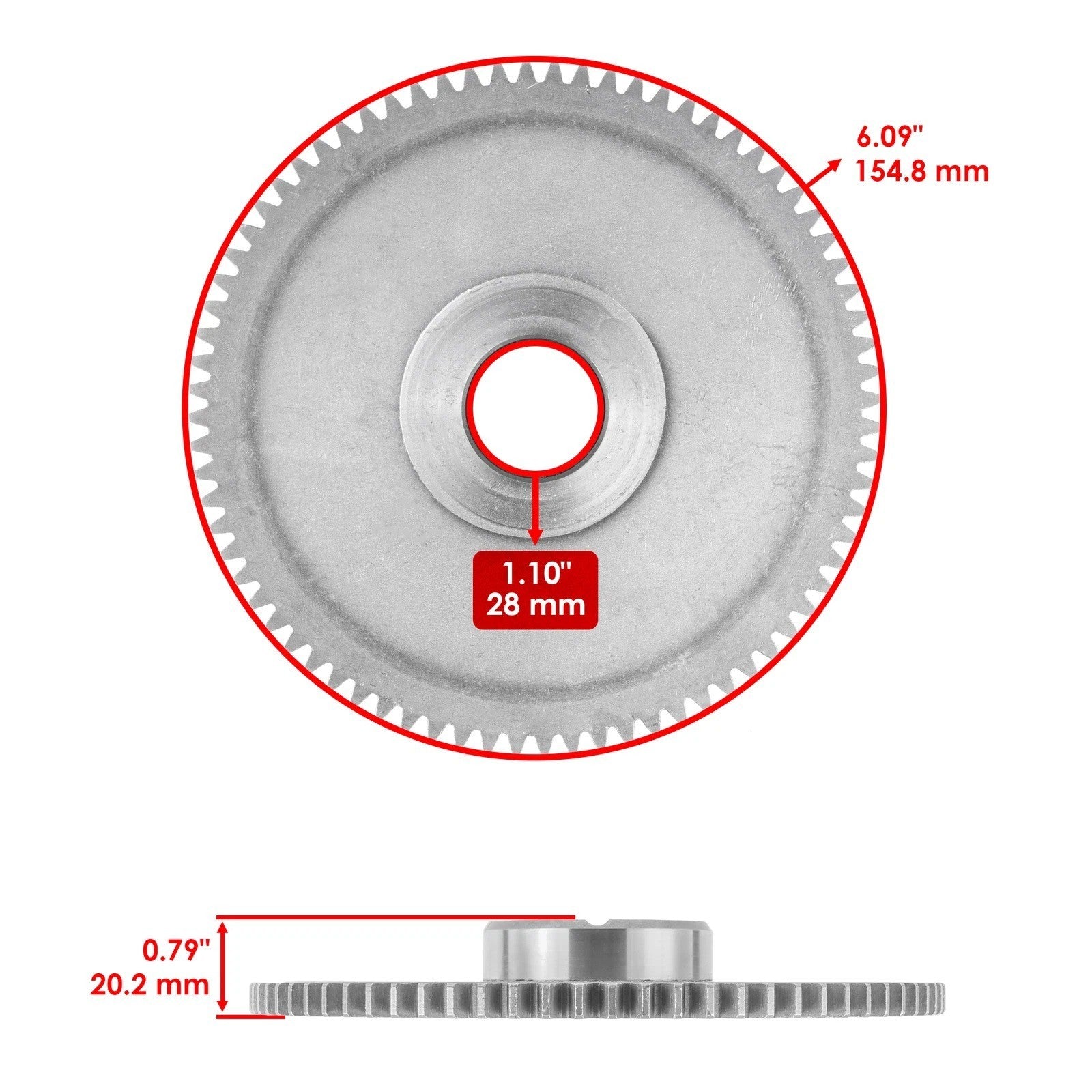 Starter Clutch Idler Gear Kit fits Polaris RZR XP 1000 / RZR XP 4 1000 2014-2021