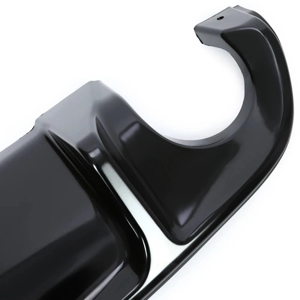 For 2014-2017 2015 2016 Infiniti Q50 Glossy Black Rear Bumper Diffuser Lip