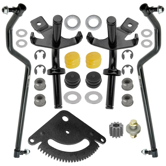 Steering Spindle Drag Link & Gear Kit For John Deere L105 L107 L108 L130 G110