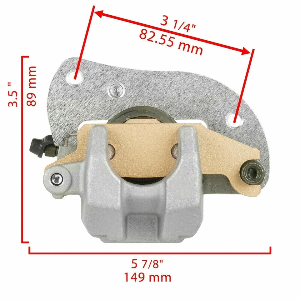 for Yamaha Kodiak 700 YFM700K 2016-2026 Front Left Right Brake Caliper and Disc