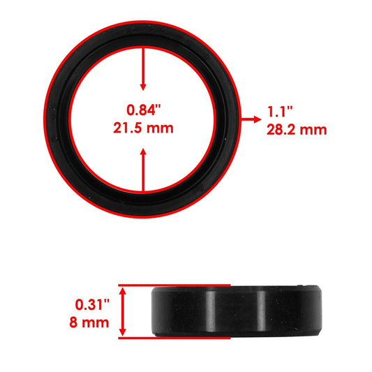 Caltric Rear Swing Arm Oil Seal For Yamaha Tri Z 250 YTZ250 1986 QTY 2