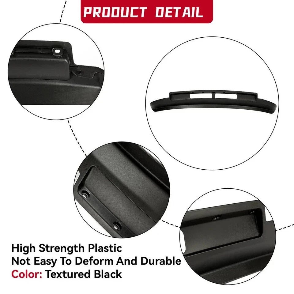Front Lower Bumper Valance Panel For 2013-2018 Dodge Ram 2500 3500 Pickup Black