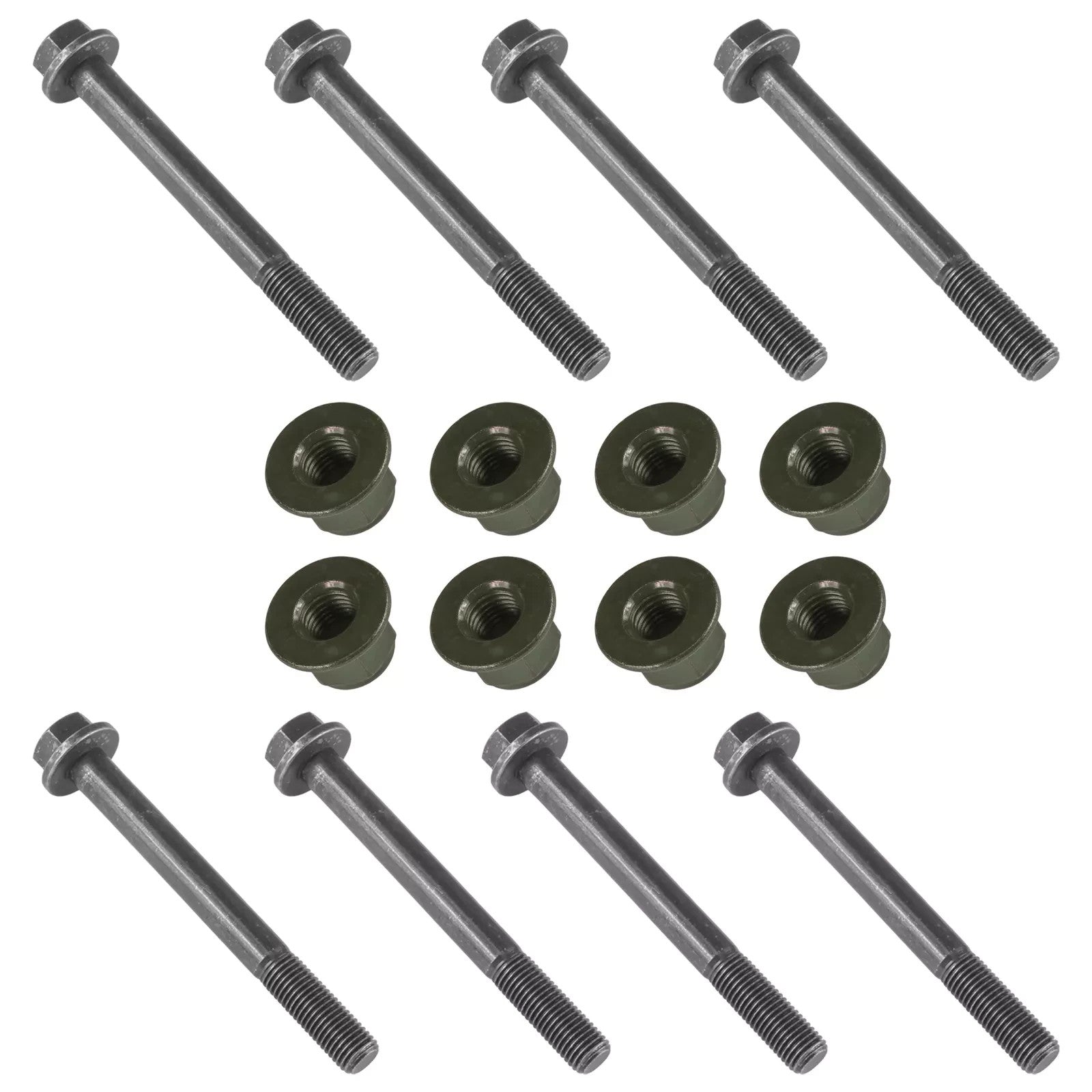 8x Control A-Arm Screw Bolt w/Nut for Polaris 7518560 7519043 7547333 Front Rear