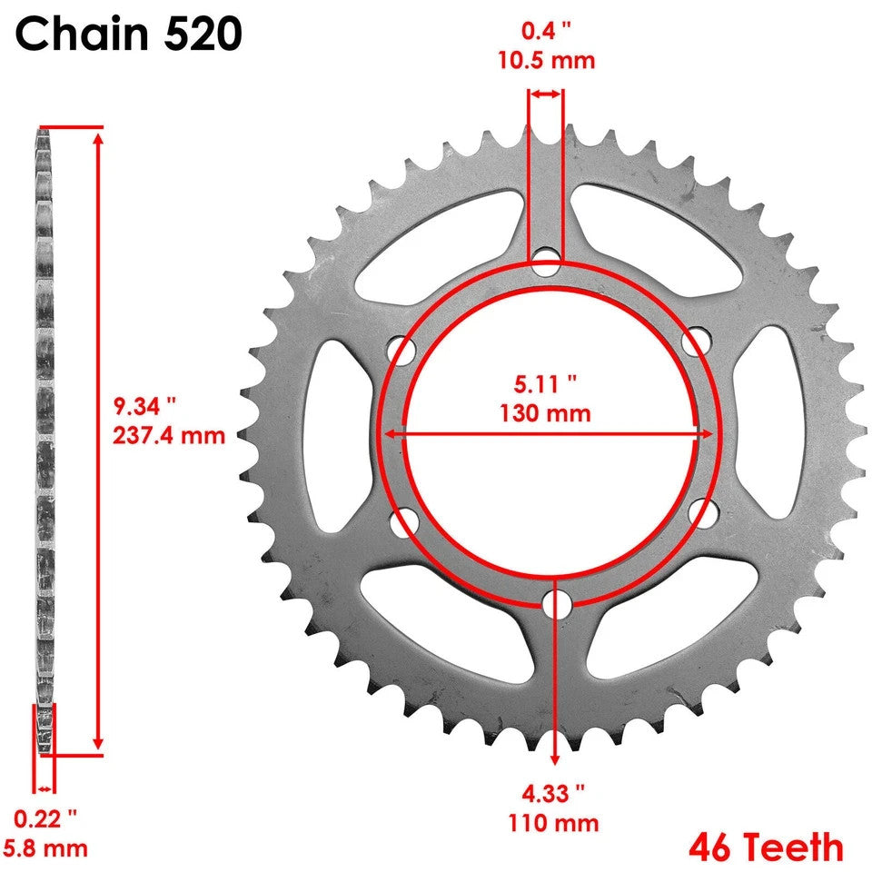 Celox Drive Chain & Sprockets For Kawasaki  KLE300 Versys-X 300 2017-2023
